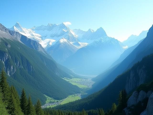 Majestätischer Blick auf die österreichischen Alpen, der die Heimat und Inspiration von Vulkara symbolisiert.